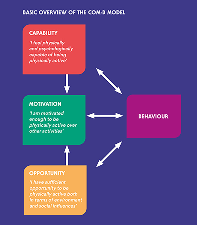 Test image of the COM-B model