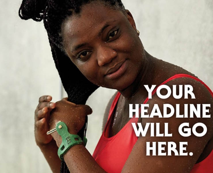 A screenshot from the TGC app, showing an image and where a mantra would be overlaid on it.