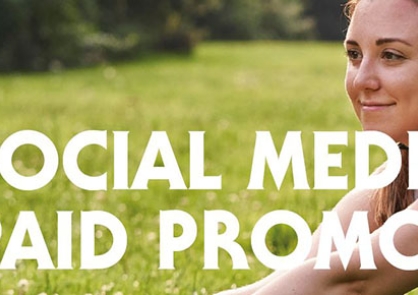 Cover of the paid promotion document - a woman stretches in a park